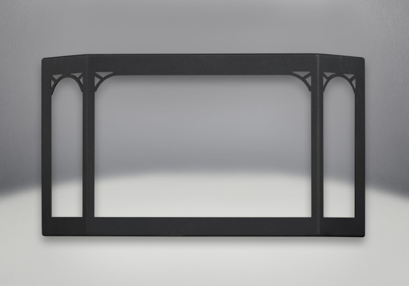 Black Door Safety Barrier