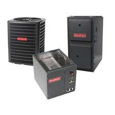 2.5 Ton 13 SEER 96% AFUE 80,000 BTU Goodman Gas Furnace and Air Conditioner System - Upflow