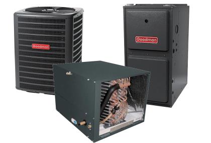 Goodman 3 Ton 13 SEER 92% AFUE 100,000 BTU Gas Furnace and Air Conditioner  System - Horizontal - GSX130361 / CHPF3642C6 / GMES921005CN | HVACDirect.com