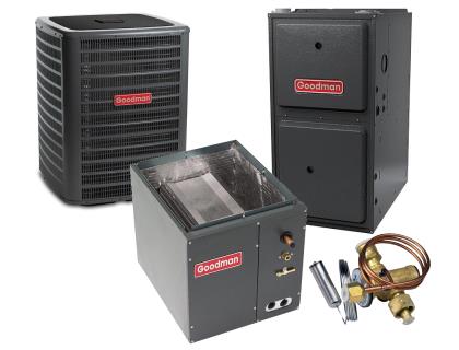 Goodman 3 Ton 16 SEER 92% AFUE 120,000 BTU Gas Furnace and Air Conditioner  System - Upflow - GSX160361 / CAPF4961D6 / GMES921205DN / TXV-42 |  HVACDirect.com