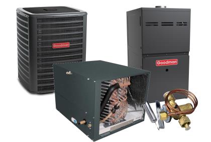 Goodman 1.5 Ton 16 SEER 80% AFUE 60,000 BTU Gas Furnace and Air Conditioner  System - Horizontal - GSX160181 / CHPF3636B6 / GMES800603BN / TXV-30 |  HVACDirect.com
