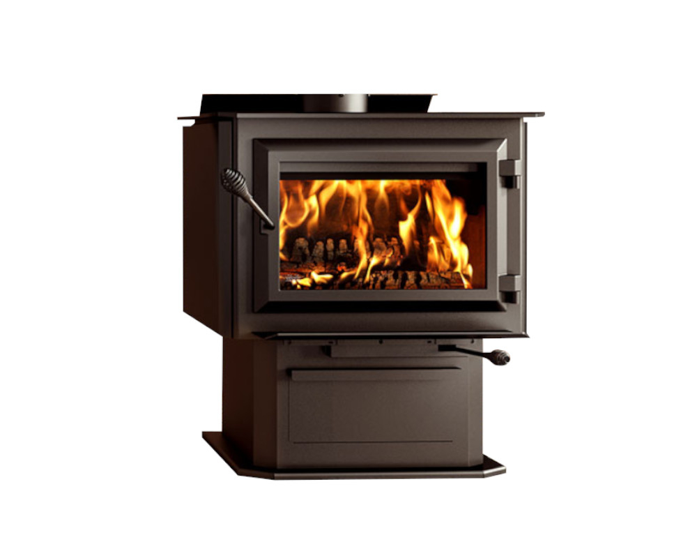 Ventis HES140 Wood Burning Stove With Pedestal - Up To 1200 Square Feet -  HES140 | HVACDirect.com