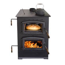 Wood Burning Cookstove & Baking Oven By Buck Stove - Homesteader