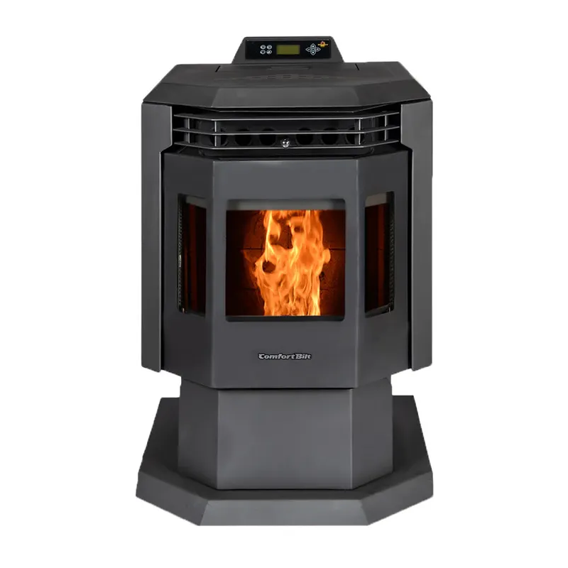 Comfortbilt HP21-Black Pellet Stove - Heats Up To 2400 Square Feet