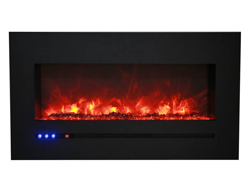 Amantii 26" Linear Electric Fireplace Series - WM-FML-26-3223-STL