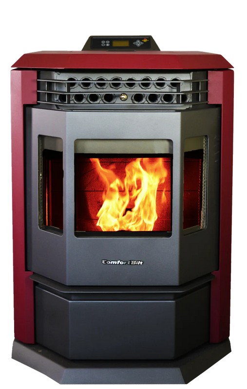 HP22-Burgundy Pellet Stove