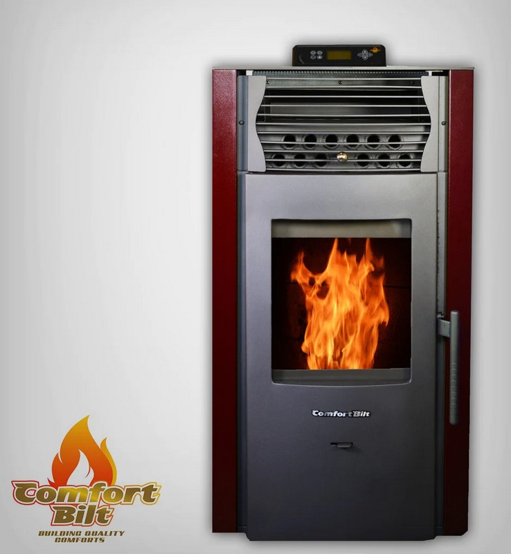 HP50S-Burgundy Pellet Stove