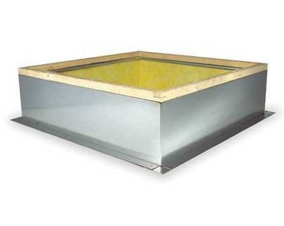 26.5" x 26.5" Insulated Roof Curb 12" High - CURB - 26-12
