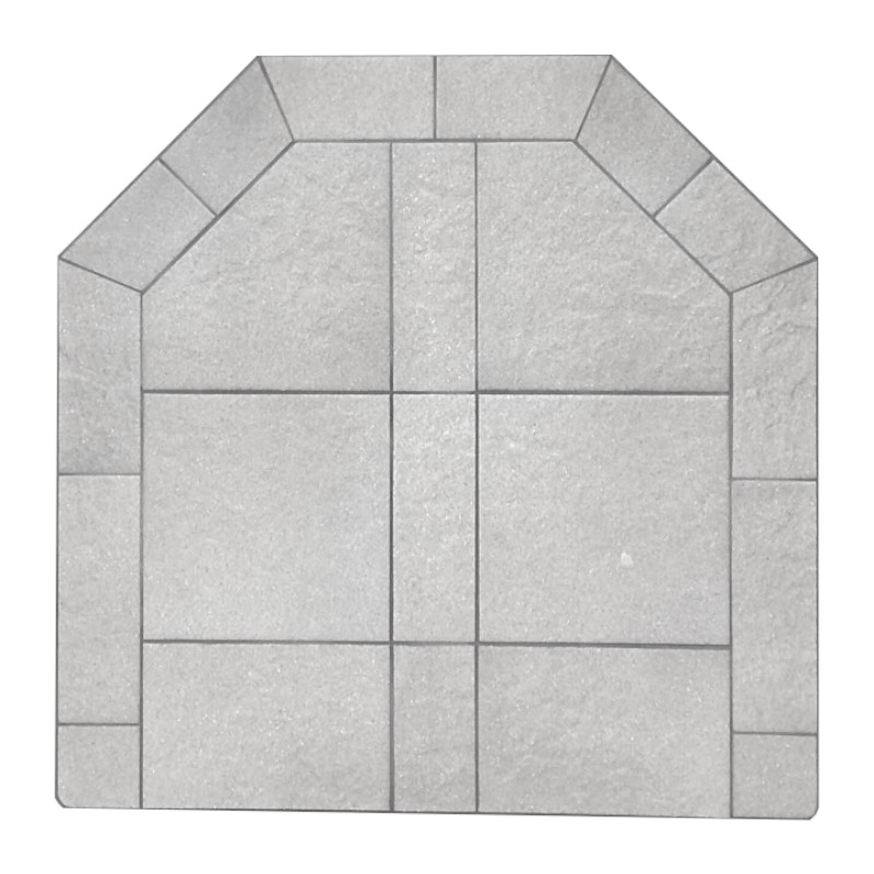 Diamond Hearths Standard Or Corner Hearth Pad - Kassle Rock | HVACDirect.com