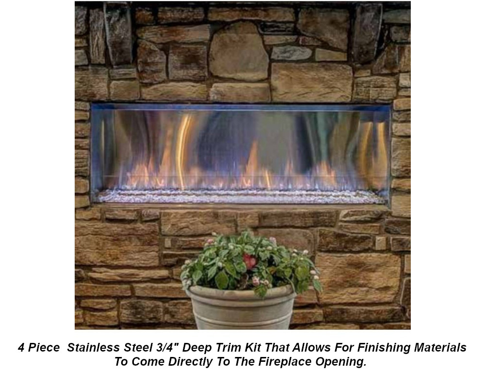 Majestic Lanai Clean Face Trim Kit For Finishing To Fireplace Opening ODLANAIG51CFT