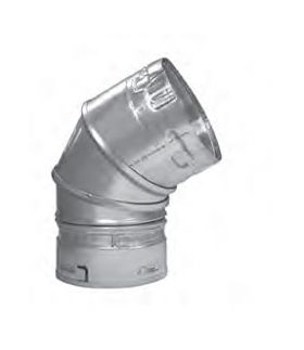 6M45/60 Metal-Fab 60 Degree Adjustable Elbow - 5" Diameter