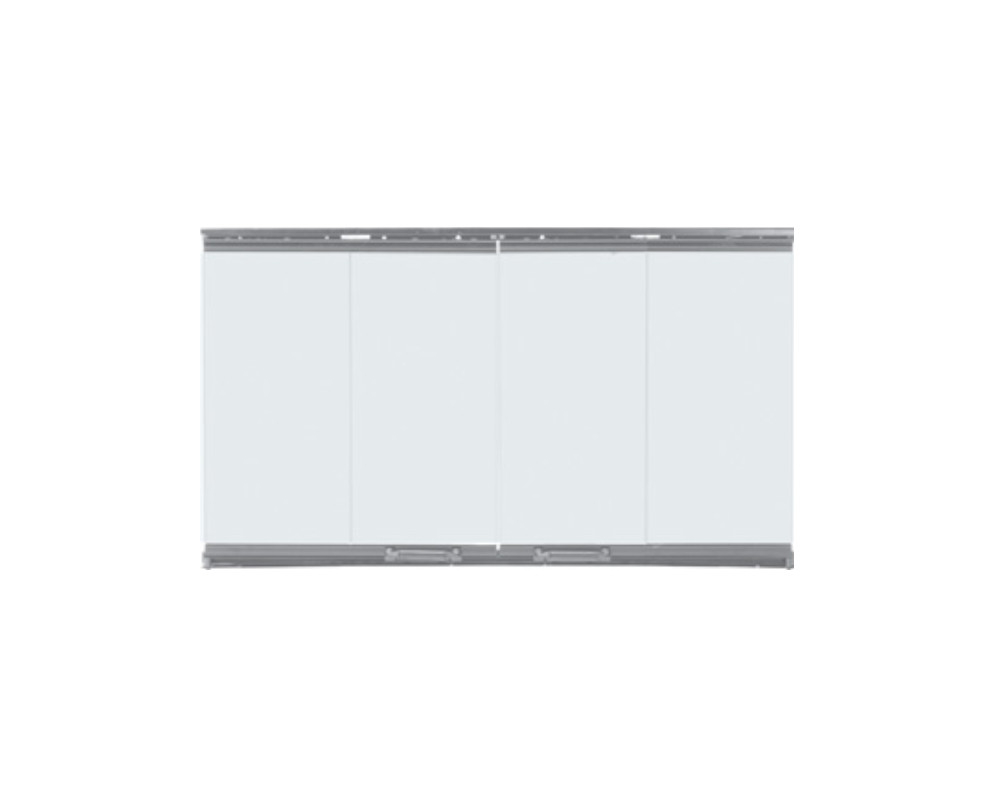 Bi-Fold Glass Doors- Stainless Finish