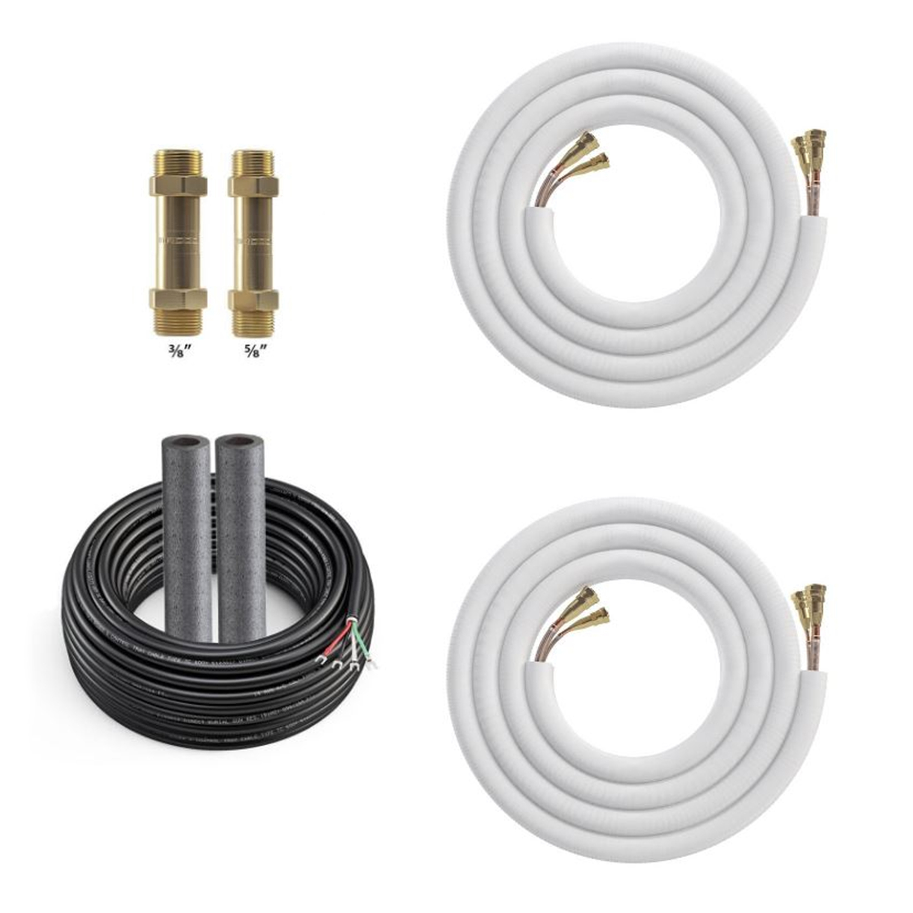 MRCOOL DIY 50' Quick Connect Line Kit Set for 24k and 36k Air Handlers
