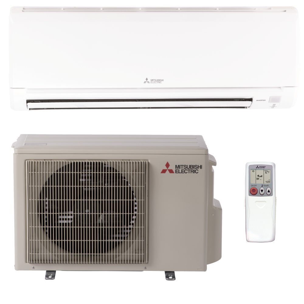15 000 BTU 21.6 SEER Wall Mounted Mitsubishi Mini Split GL Single Zone Heat Pump MZ GL15NA