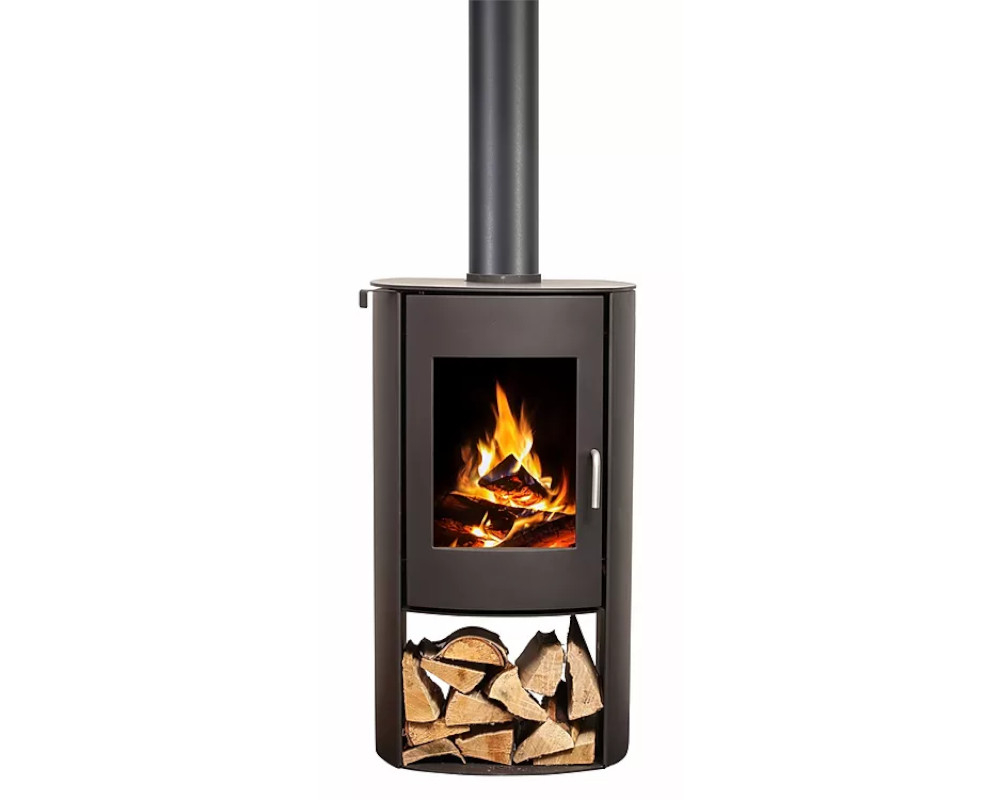Nectre N65 Contemporary Wood Burning Stove By Vermont Bun Baker- N65 |  HVACDirect.com
