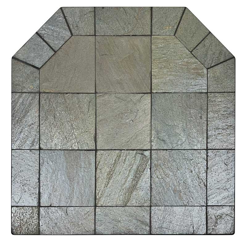 Diamond Hearths Standard Or Corner Hearth Pad Natural Bronze Slate