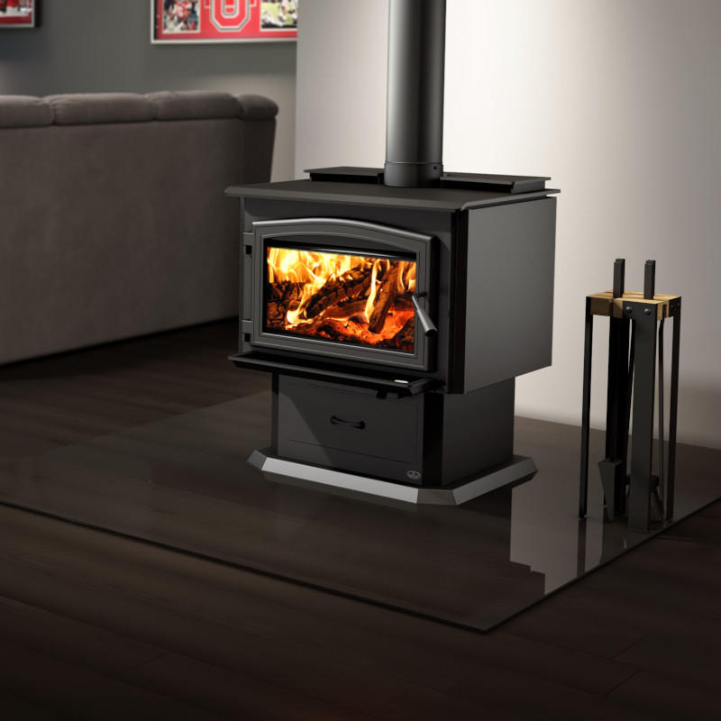 Osburn 3500 Wood Burning Stove With Blower- OB03500-3500S | HVACDirect.com