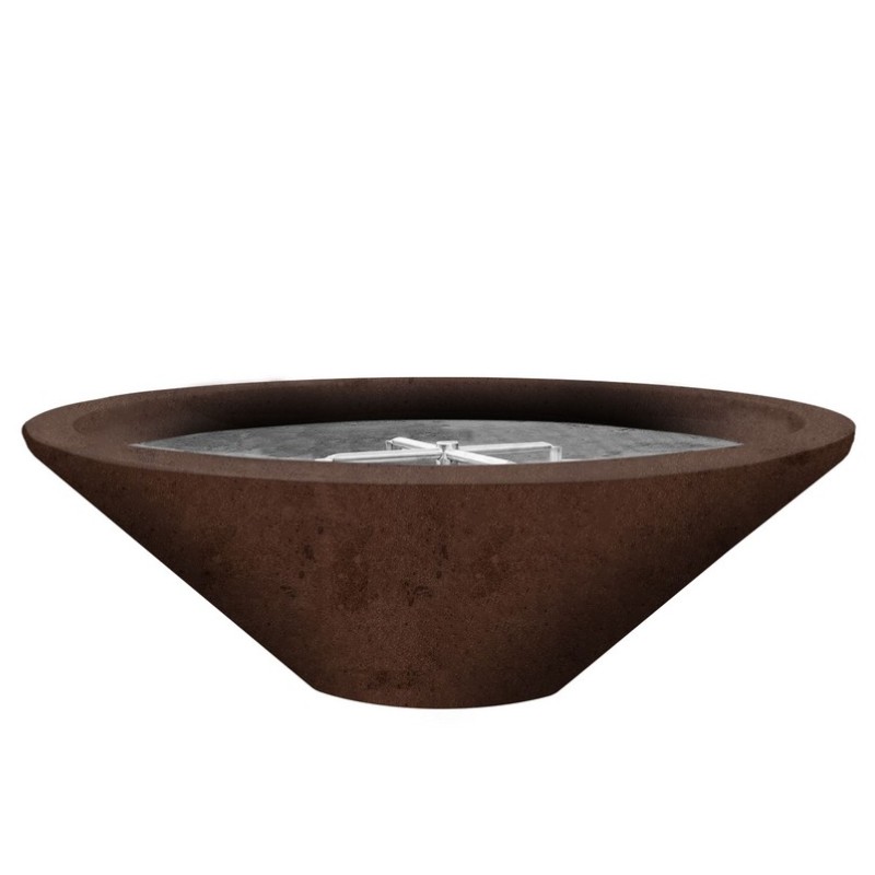 Embarcadero Pedestal in Café Finish - Natural Gas