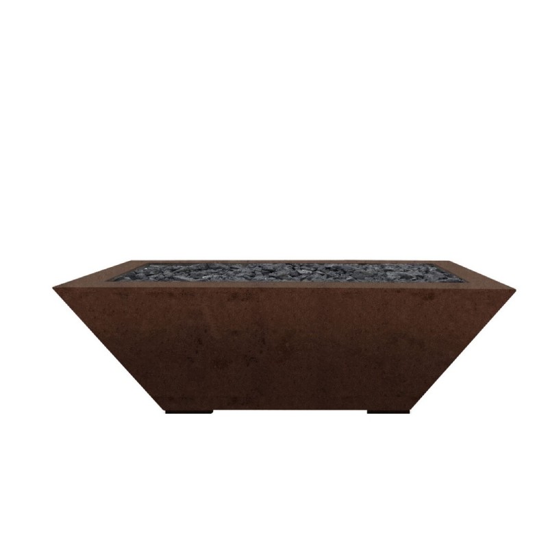 Lombard Pedestal in Café Finish - Natural Gas