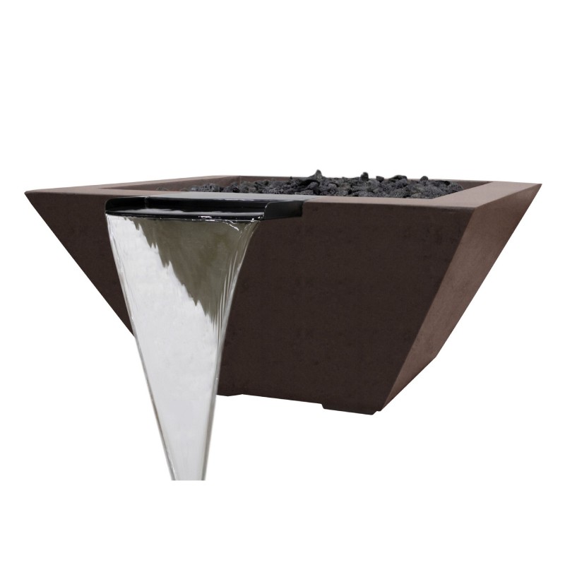 Lombard Tall Water Bowl in Café Finish