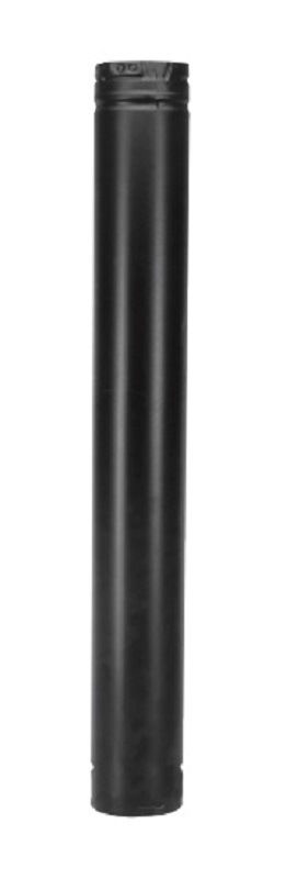3-Inch Diameter Pellet Vent Pro 60-Inch Pipe Length - Black