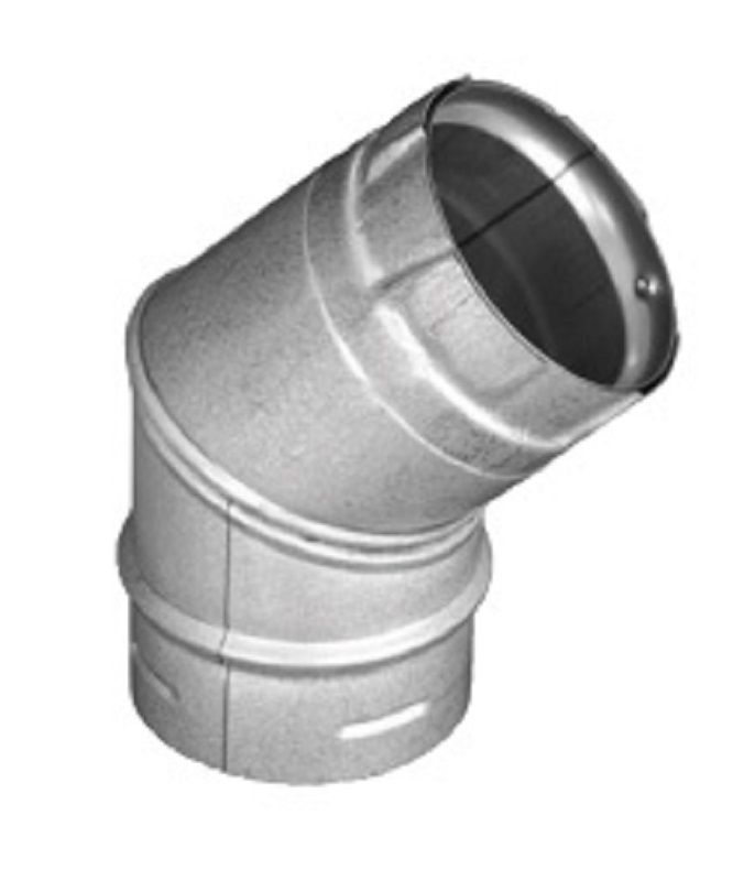 3-Inch Diameter Pellet Vent Pro 45 Degree Elbow 