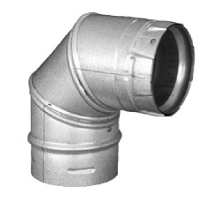 4-Inch Diameter Pellet Vent Pro 90 Degree Elbow - 4PVP-E90