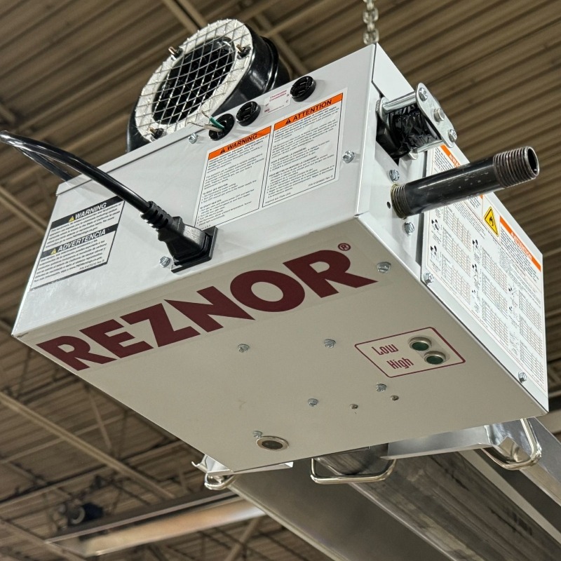 Reznor VZT-125 Natural Gas 125,000 BTU Burner - Two Stage