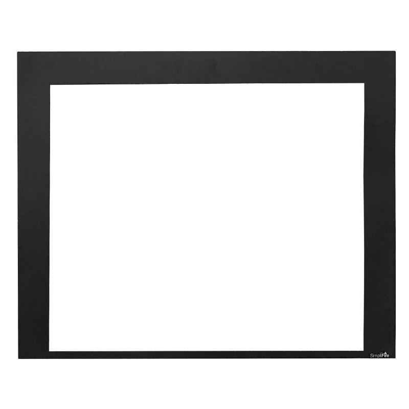 Optional Black Front (40-1/4-Inch W x 32-5/8-InchH) - Creates 2-Inch Overhang to Cover Drywall Transitions - SF-EF36-BK