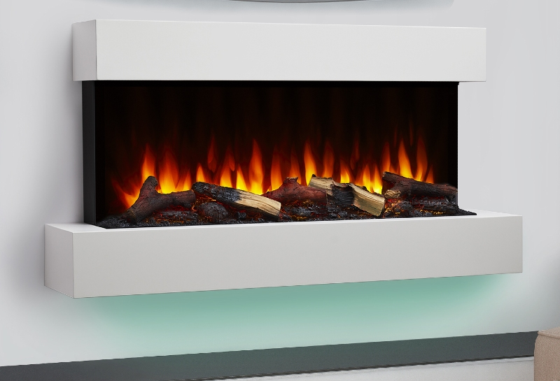 36-Inch Format Electric Wall Mount Fireplace (Requires Floating Mantel Kit to complete) - SF-FORMAT36