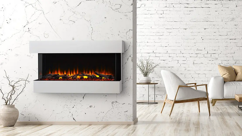 43-Inch Scion Trinity 3-Sided Linear Electric Fireplace - SF-SCT43-BK