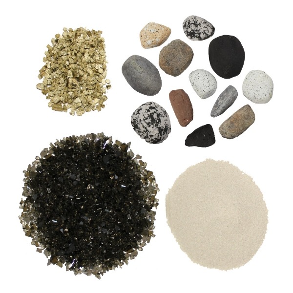 Napoleon Shore Fire Kit, Mixture Of Rocks, Sand, Vermiculite & Glass (Large) - SFKL