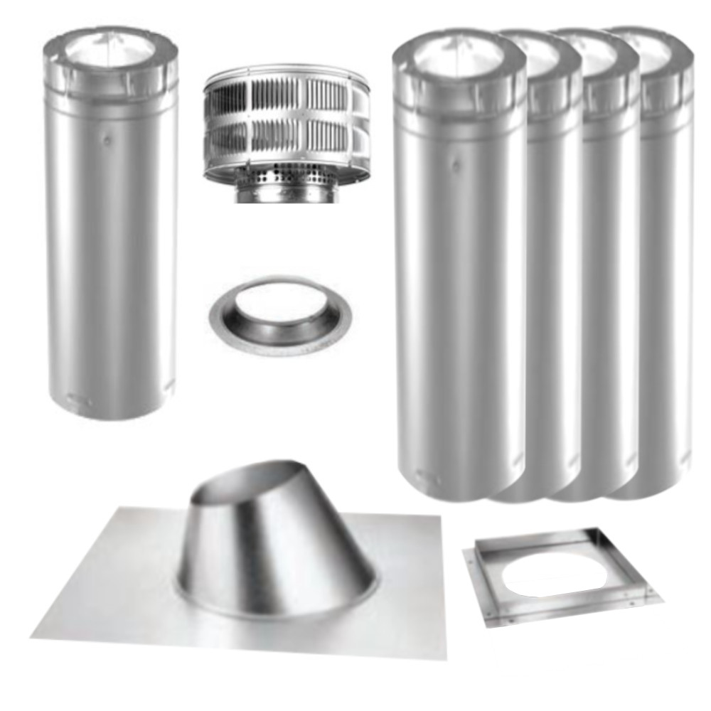 Majestic SL1100 11-Inch ID x 13-Inch OD 15ft Vertical Vent Kit