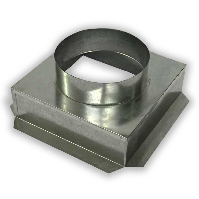 Precision Duct Square to Round 12" x 12" x 12" SQ/RD12x12x12
