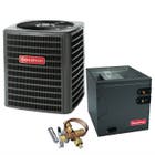 3 Ton 13.4 SEER2 Goodman Air Conditioner with Vertical 21" Cased Coil
