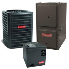 2 Ton 13.4 SEER2 97% AFUE 60,000 BTU Goodman Gas Furnace and Air Conditioner System - Upflow