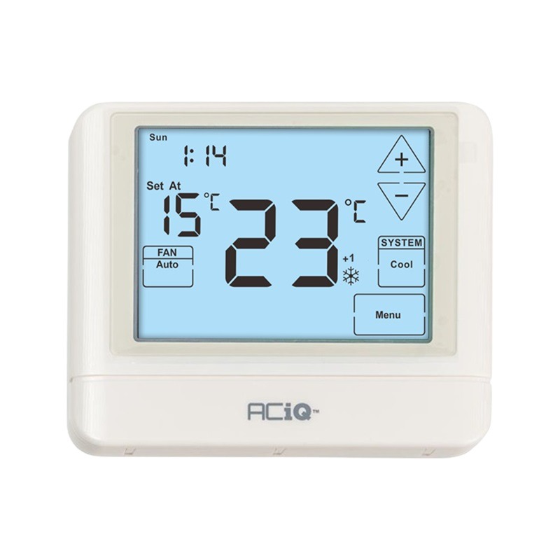 ACiQ WiFi Programmable 3H/2C Heat Pump 2H/2C Conventional Touchscreen Thermostat