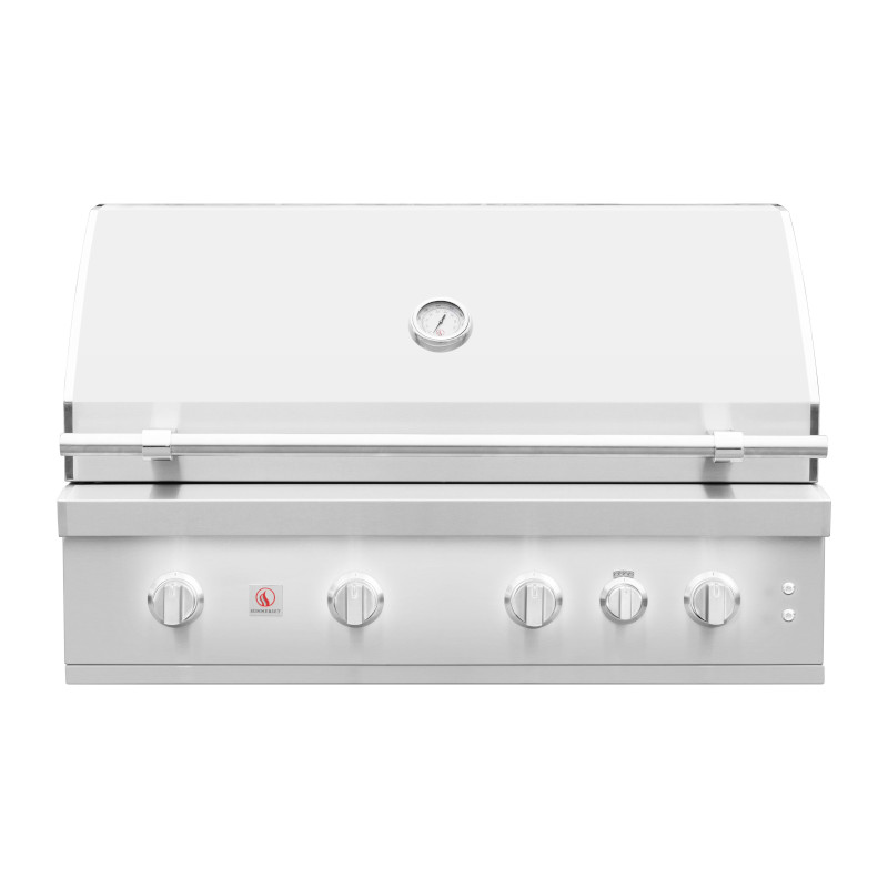 Summerset 42" Quest 4 Burner Gas Grill with Rotisserie Burner, LED Lights, & Accessory Package for Propane - QST42-LP