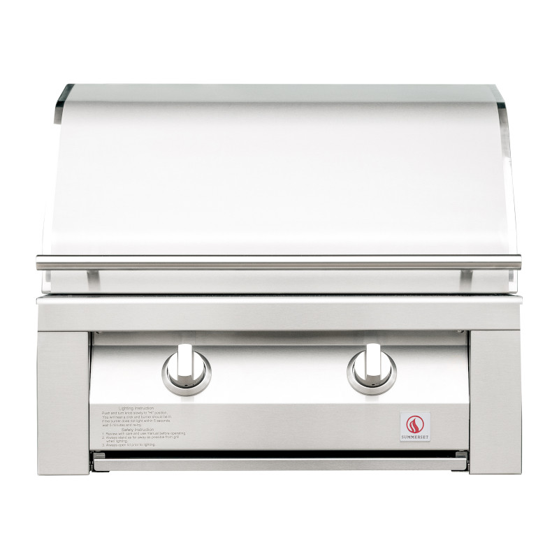 Summerset 30 Resort 2 Burner Gas Grill 304 Stainless Steel for Propane - SBG30L