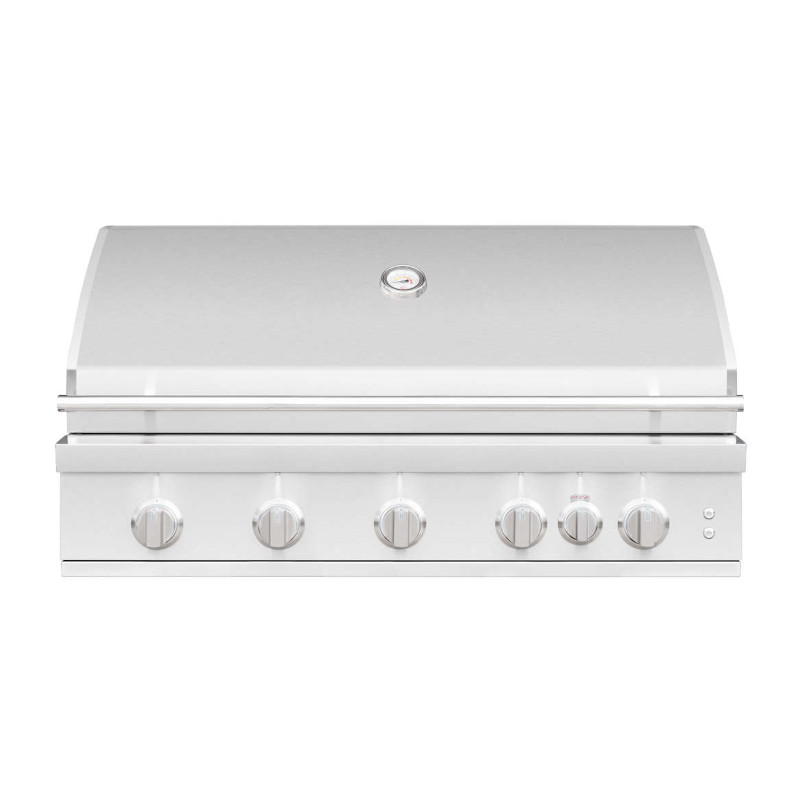 Summerset 40" Sizzler PRO 5 Burner Gas Grill with Rotisserie Burner & Interior/Exterior Lights for Propane - SZRPRO40L
