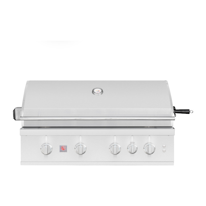 Summerset 40" TRL PRO 4 Burner Gas Grill with Rotisserie & Rear Burner for Natural Gas - TRLPRO40