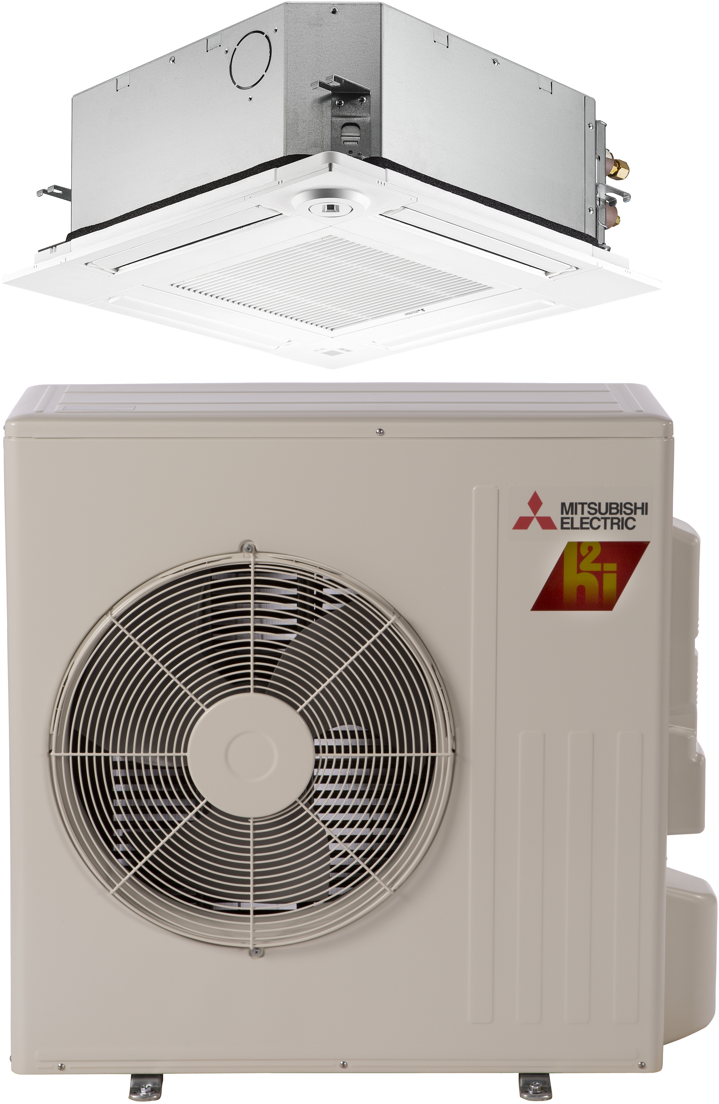 Mitsubishi 12,000 BTU 20.3 SEER Ceiling Cassette Mini-Split Single Zone H2i  Hyper Heat Heat Pump - SLZ-KF12NA / SUZ-KA12NAHZ | HVACDirect.com