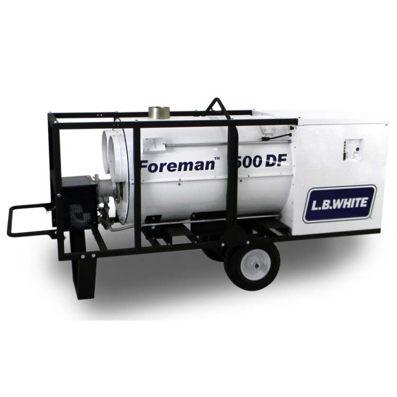 LB White Foreman 500,000 BTU Dual Fuel IndirectFired Portable Heater