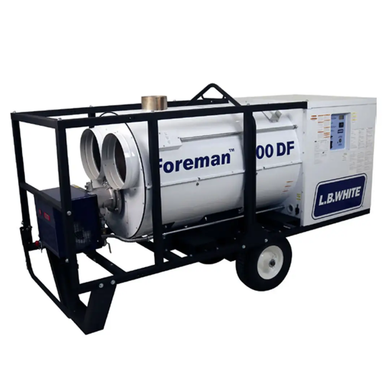LB White Foreman 500,000 BTU Dual Fuel IndirectFired Portable Heater