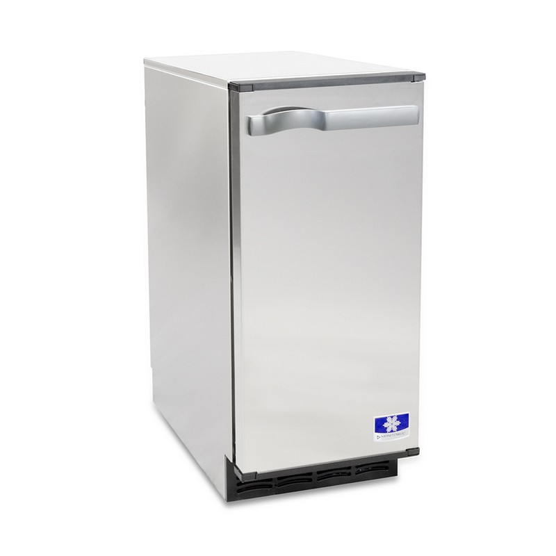 Manitowoc 14 3/4" Air Cooled Undercounter Gourmet Cube Ice Machine with 25 lb. Bin - 52 lb. - UCP0050A