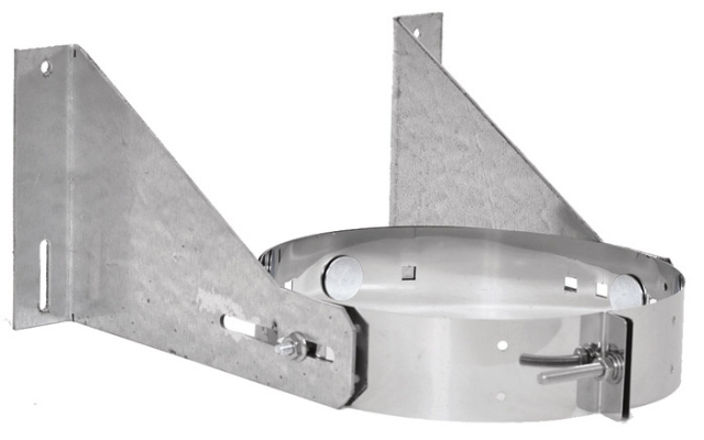 Ventis Galvanized 2-6 Inch Vertical Wall Support (Every 8 ft)