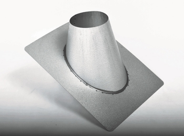 Ventis Galvanized Vented 0-6/12 Flashing With AL Storm Collar