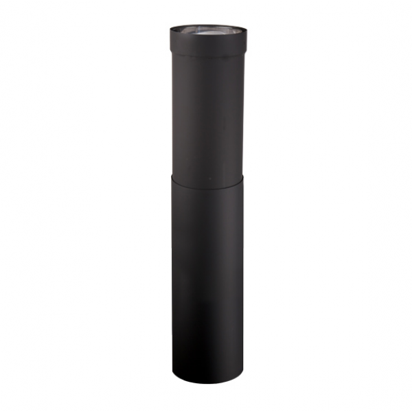 Ventis 18-30 Inch Telescoping Single Wall Black Pipe