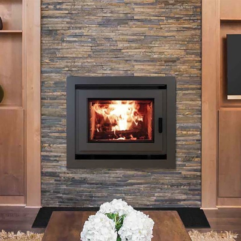 Certified Fireplace - Traditional - White Stacked Interior