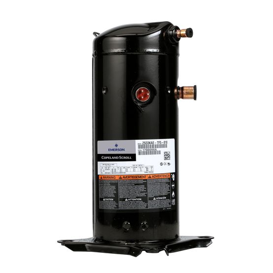 Copeland ZS29KAE-TF5-818 3 Phase Scroll Compressor - 10,500-46,600 BTU ...